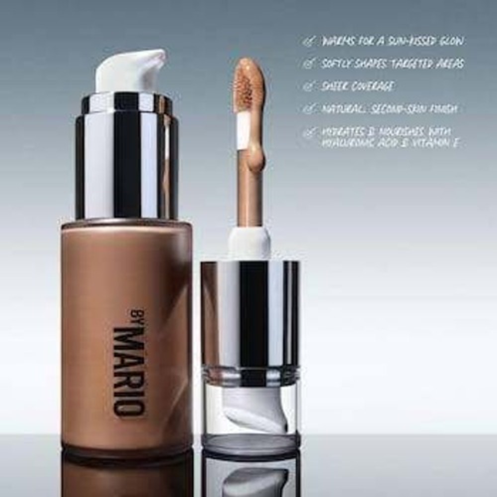 MSRP $36 Makeup by Mario SoftSculpt Bronzing Serum in Medium, NIB